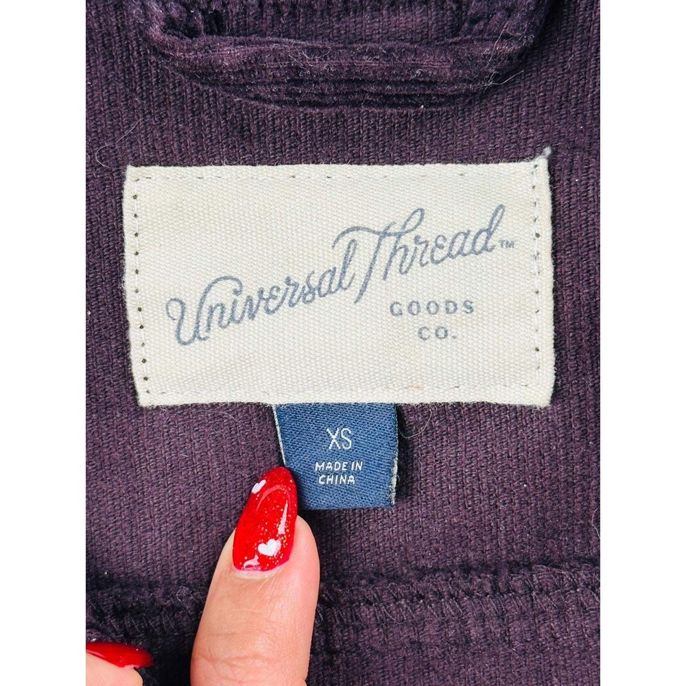 Universal Thread Trucker Jacket Weomen XS Purple … - image 3